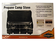 Camp Stove Available at The Great Outdoors in Newport, Morrisville and Enosburg Falls, VT.